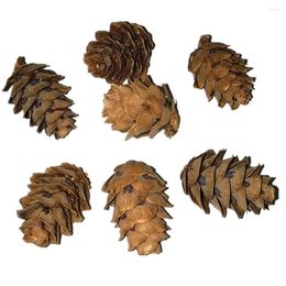 Vases 50 Pcs Small Pine Cone Christmas Decor Realistic Cones Ornaments Po Props Artificial Balls Decorations Mini