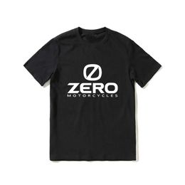 Men's T-Shirts 2023 Hot Sale Summer 100% Cotton Zero Motorcycles Black T Shirt Men Short Slves Cool T Hip Hop Strtwear T-shirt T240510