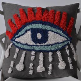 Pillow Bohemian Boho Big Eye Cover Morocco Decoration 45X45cm Throw Home Accessories