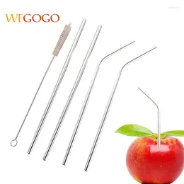 Drinking Straws WFGOGO Stainless Steel Ultra Metal For Tumblers Cold Beverage Inoxidable Reusable