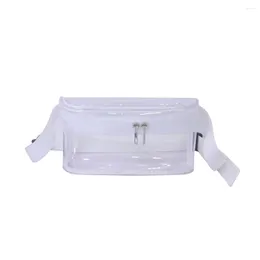 Waist Bags Laser Transparent Fanny Pack PVC Jelly Clear Women Outdoor Belt Chest Bag