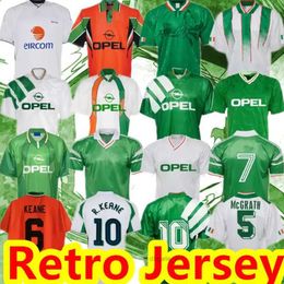 Soccer Jerseys 2002 1994 Ireland retro soccer jersey 1990 1992 1996 1997 home classic vintage Irish McGRATH Duff Keane STAUNTON HOUGHTON McATEER football shirt 666