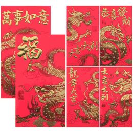 Gift Wrap Chinese The Year Red Pocket Envelope Spring Festival Lucky Money Bags