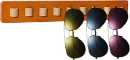 Hooks Wooden Sunglasses Storage Rack Holder Glasses Display Stand Jewellery For Multi Pairs Showcase W0O3