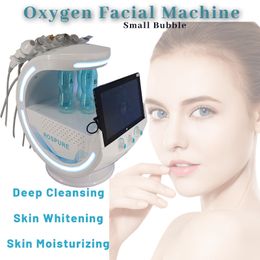 Microdermabrasion Machine 7 In 1 Smart Ice Blue Oxygen Golden RF Skin Dermabrasion Instrument