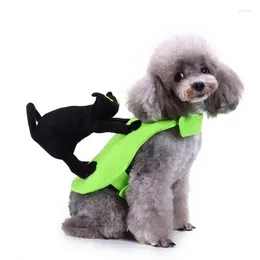 Dog Apparel Halloween Pet Costume Adjustable Clothes Cat Rider Machine Washable Comfortable Soft