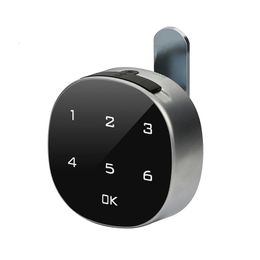 Zinc Alloy Material Smart Touch Keypad Digital Password Code Cabinet Drawer Lock Horizontal Vertical Installation 240422