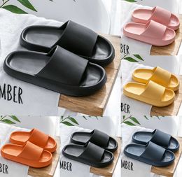 2024 Slippers for men women Solid color hots low soft blacks whites Pink Multi walking mens womens shoes trainers GAI-SAD66