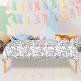 Party Decoration Paper Tablecloth Drawing Easter Decorations Interactive Activity Table Cover For Classroom Arts Wall Crafts Birthday
