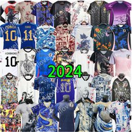 2024 JapAn Soccer Jerseys Cartoon UEDA ITO ISAGI ATOM TSUBASA MINAMINO DOAN KUBO MITOMA TOMIYASU ENDO NAKATA 23 24 25 Japanese uniform Football Shirt T Chinese dragon