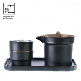 Teaware Sets Japanese Crude Tao Yi Pot Two Cups Of Tea Set Ceramic Travel Ceremony With Cup European