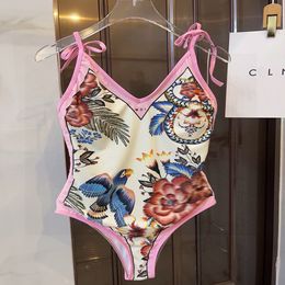 One Piece Swimwear Luxury Brand Bikini Designer Sexy Beach Fashion Summer Bodysuit Swimsuit for Women New Product Bathing Suit