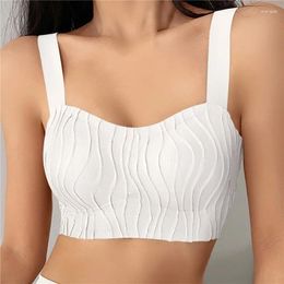 Yoga Outfit Female Seamless Back Outdoor Sports Underwear Bra For Women Cotton Tops Brassiere Women'S Tube Top Crop