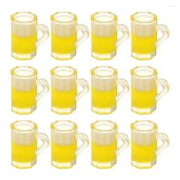 Wine Glasses 20 Pcs Simulation Beer Mug Miniature S Micro Landscape Decor Decorate House Mugs Resin