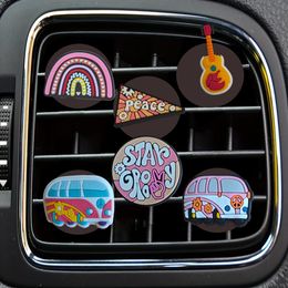 Other Interior Accessories Peace Theme 26 Cartoon Car Air Vent Clip Clips Freshener Outlet For Office Home Per Conditioner Drop Delive Otytb