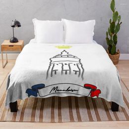 Blankets Mannheim Water Tower Throw Blanket Manga Bed Fashionable Warm For Winter