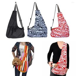 Cat Carriers Pet Sling Bags Hand Free Small Dog Carrier BagAdjustable Strap Breathable Tote Bag Shoulder For Dogs Puppy