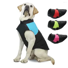 Dog Apparel Winter Pet Clothes Warm Big Coat Puppy Zipper Waterproof Vest Jacket For Small Medium Large Dogs Outdoor Clothing