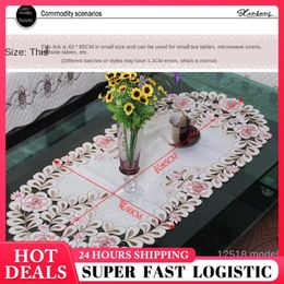 Table Mats Plate Mat Anti-scald For Dining Tablecloth Embroidery Craft Coffee Living Room Bedside Cover Cloth