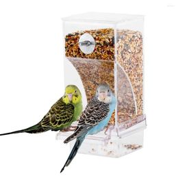 Other Bird Supplies No Mess Feeders Automatic Parrot Feeder Drinker Pigeons Cage Pet Aviary Hanging Stand Food Container