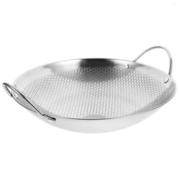 Pans Non Stick Grilling Pan Stainless Steel Griddle Baking Dish With Lid Metal Kitchen Cooking Pot