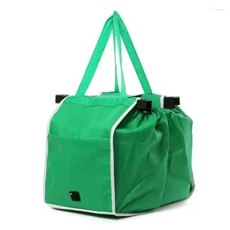 Storage Bags 2024 Shopping Bag Foldable Eco-friendly Reusable Large Trolley Supermarket Capacity Tote
