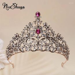 Hair Clips NiuShuya Korean Super Fairy Princess High-end Crown Bride Wedding Banquet Performance Tiaras Hairband Accessories