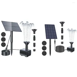 Garden Decorations DIY Solar Panel Fountain 1.5/2.5W Ground Insertion For Bird Bath