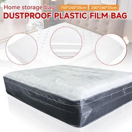 Storage Bags 150/200x240x35cm Mattress Protector Packaging Bag Moisture-proof Dust Cover Thickness 0.08mm PE Transparent Moving Home