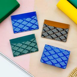 Women's Leather designer Card Holder pocket mirror quality wallet Men Purse wristlets fashion chain Mini Wallets Luxury Coin Purses city Clutch Short purse with box