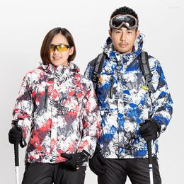 Skiing Jackets Women Men Winter Outdoor Sports Mountaineering Ski Snowboard Clothing Waterproof Windproof Breathable Warm Jacket Wear Top