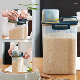 Storage Bottles Rice Bucket Kitchen Plastic Grains Container Insect-Proof Sealed Moisture-Proof Tank Food