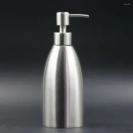 Liquid Soap Dispenser Countertop Lotion Stainless Steel Bottle Pump El Container