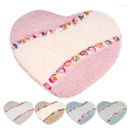 Bath Mats Cute Mat Non Slip Front Door Rug Flower Design Bathroom Reliable Carpet Home Decoration For Welcome Rugs