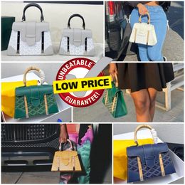 Top Handle Bags goy Shoulder Bag Saigon bags Designer bags tote bag Luxury women Handbags Genuine Leather travel crossBody top wooden handle clutch green red party