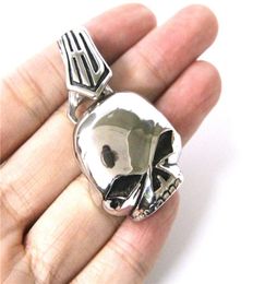1pc Newest Design 5 Color Polish HD Skull Biker Pendant 316L Stainless Steel Jewelry Motorcycles Skull Cool Pendant5220794