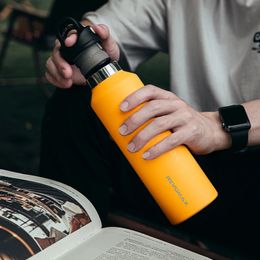 RevoMax 3505007501000ml Double Wall Stainles Steel Water Bottle Thermos Keep and Cold Insulated Vacuum Flask 240506
