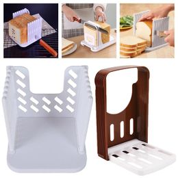 Baking Tools Adjustable Toast Slicer DIY Foldable Bread Multifunctional Cutting Guide Tool For Homemade