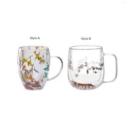 Mugs Double Wall Glass Espresso Cups With Handle Tea Mug Borosilicate Cappuccino For Cappuccinos