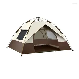 Tents And Shelters Fully Quick Open Portable Large Interior Space Camping Outdoor Waterproof Automatic Tent For Family Party Travel
