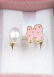 charms Jewellery making boho style 925 Sterling silver Bear 14k gold pearl rings for women men girl finger sets bridal wedding b6182033