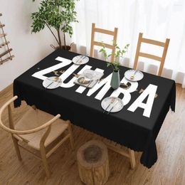 Table Cloth Rectangular Waterproof Oil-Proof Zumbas Dancer Tablecloth Covers 45"-50" Fit Fitness