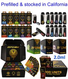 Prefilled Muha Meds Disposable Vapes Rechargeable 280mah 2.0ml Vaporizer Pods 10 Strains Stock in California