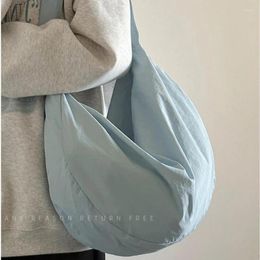 Hobo Trendy Fashionable Shoulder Bags Wrapped With Dyed Nylon Canvas Bag Large Capacity Single Crossbody Hobos