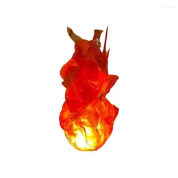 Party Decoration XX9B Halloween Ghost Fire Lamp Glowing Flame Prop Floating Fireballs Outdoor Christmas Camping Summer Camp Props Light