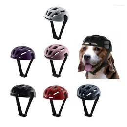 Dog Apparel Adjustable Safety Pet Cap Abs Helmets Fashion Protects Ridding For Motorcycles Bike Sun Rain Protections