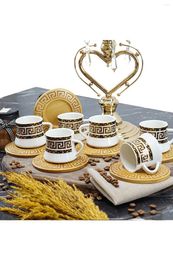 Cups Saucers Amazing Turkish Greek Arabic Coffee & Espresso Cup Set White Snotra English 12 Pieces 6