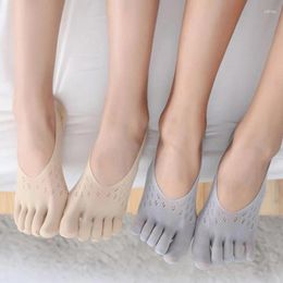 Women Socks Orthopaedic Compression Women's Toe Ultra Low Cut Liner With Gel