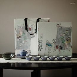 Teaware Sets Porcelain Chinese Pot Tea Set Service Mugs Kettle Ceramic Accessories Infuser Gaiwan Wasserkocher Teapot YX50TS