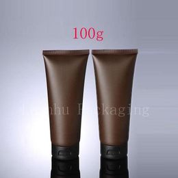 100g X 50 Empty Brown Soft Tube For Cosmetic Packaging 100ML Lotion Cream Plastic Bottle Skin Care Cream squeeze Containers Tube Ovnsq Rqadi